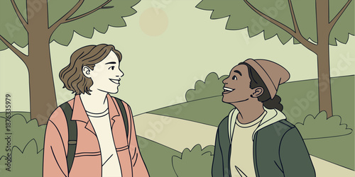 Friendly Get-Together in the Park