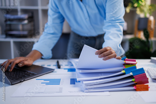 Obraz na plátně Document management