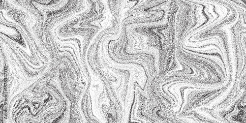Noise grain fake marble bg in halftone manner. Acrylic fluid art pattern with halftone marbel texture. Dotwork abstract vector illustration. Background with pointillism effect