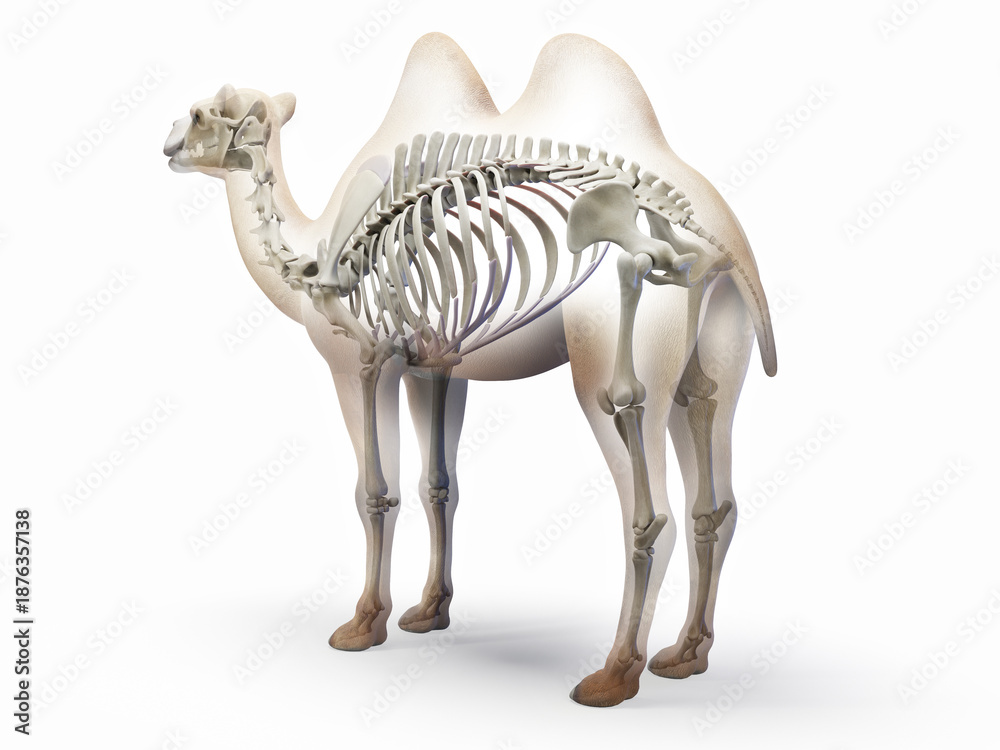 Photography Poster A Detailed 3D Depiction Of The Skeletal System