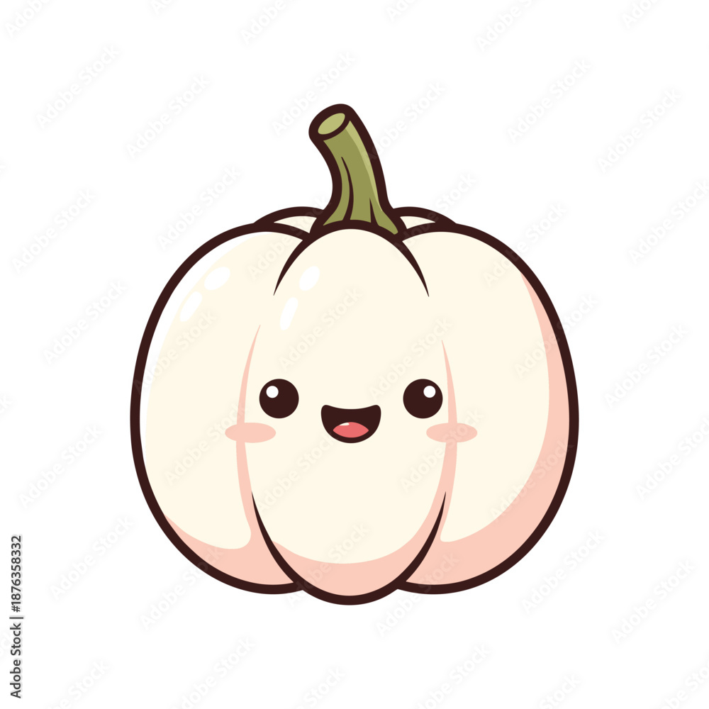 Obraz premium Cute Cartoon Pumpkin Illustration