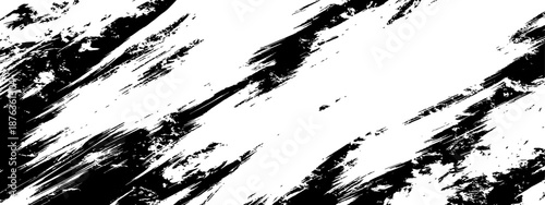 Abstract ink brush smear vector texture distress overlay background