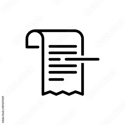 Close-up of a Writing Tool and Document with Text for Office and Business Use