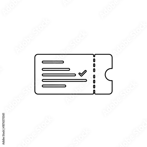 Close-up of Airline Boarding Pass Ticket for Travel Documentation and Flight Access