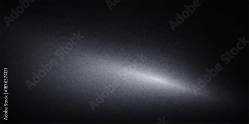 Abstract light dark blue background with spotlight features a brushed silver metal texture and shiny stainless steel pattern for an empty grey metallic wall backdrop