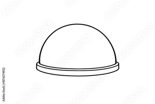 Vintage diving helmet vector illustration on transparent background