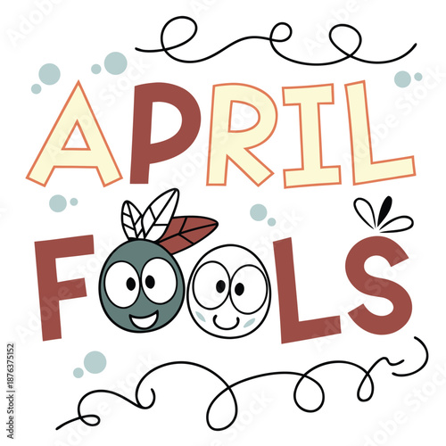 April fools day prank surprise illustration
