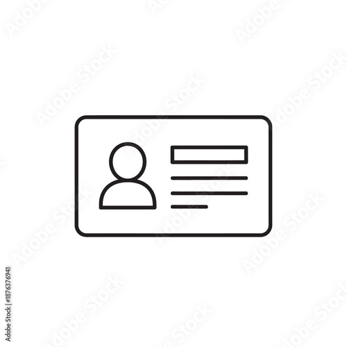 Close-up of Identification Card Showing Personal Details and Photo