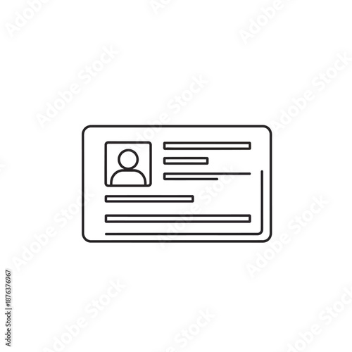 Close-Up of Identification Card with Personal Details and Photo