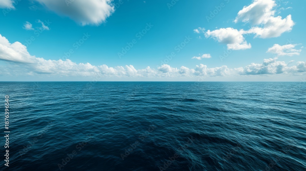 Fototapeta premium Calm ocean waves action coastal waters nature photography serene environment panoramic view tranquility concept for seo impact