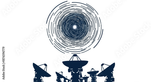 Radio Telescopes Observing the Universe.