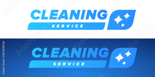 Professional cleaning service logo templates premium collection of sparkling cleaning company logotypes