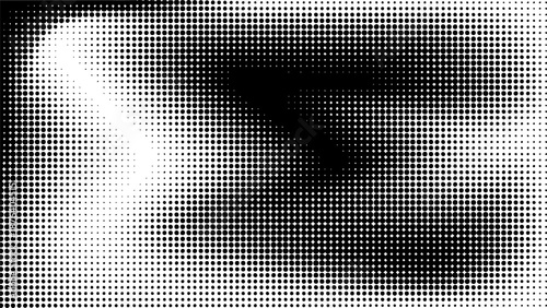 Halftone dots black and white background for comic book design