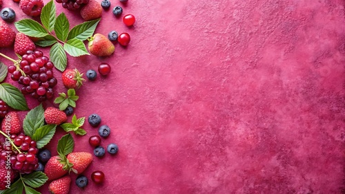 berry pink grainy banner background