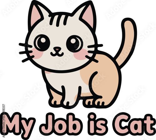 CAT T shirt design vector art