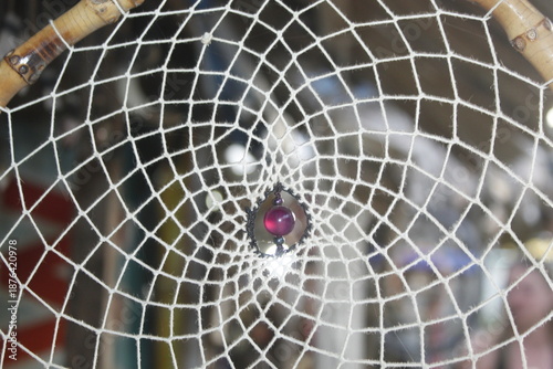 Hanging Craft Shell of Lamp shed on a Resort a Shell Collection