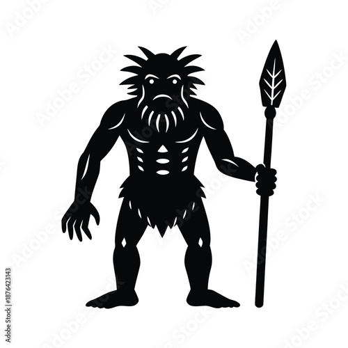 Stone Age Guardian Figure Icon