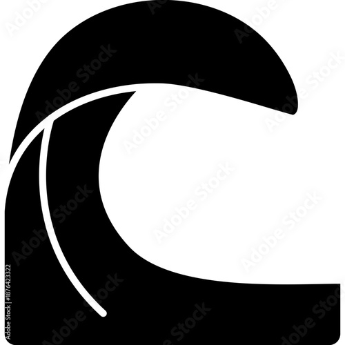 Tsunami Icon Vector Element