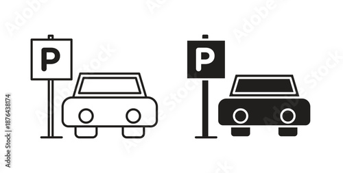 Car parking icon