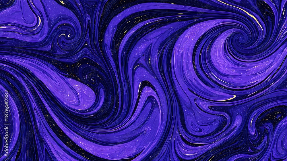 Fototapeta premium Purple marbled abstract swirl background texture