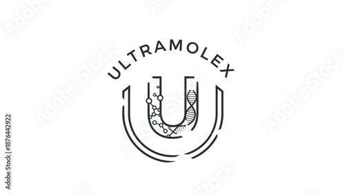 Ultramolex Logo Design with Stylized Letter U.