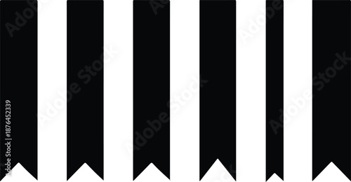 A of ribon Icon vector on a white background