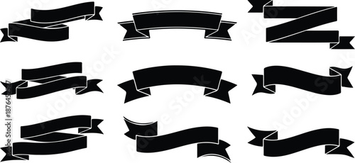 A of ribon Icon vector on a white background