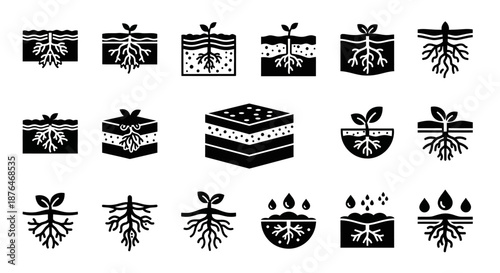 Collection of Gift Boxes and Decorative Elements.