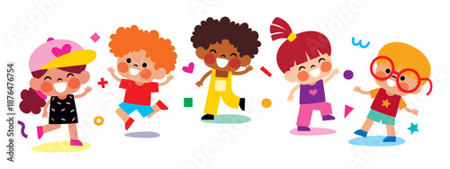 Cartoon Drawing Of Little Kids                                    