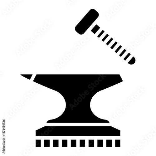 Blacksmith Vector Icon
