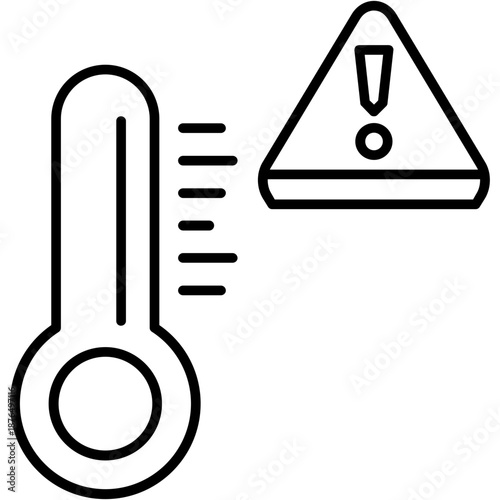 Temperature Warning Icon