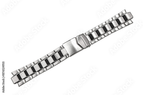 Εκτύπωση καμβά Metal watch strap with deployment clasp
