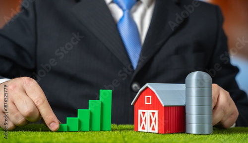 Slika na platnu Increasing farm income and productivity