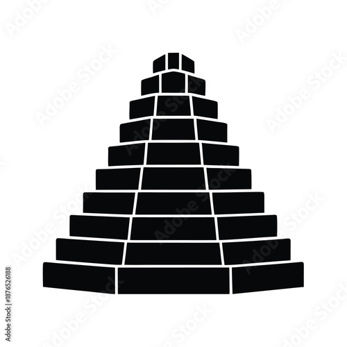 Sumerian Ziggurat Tower Icon
