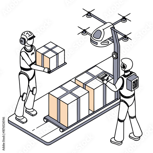 Robots assisting in package sorting