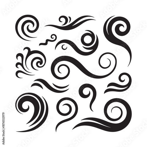 Black claw marks illustration with jagged edges and dynamic scratch patterns