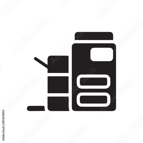 Copier vector icon on white background. Flat vector copier icon symbol sign from modern electronic devices collection for mobile concept and web apps design