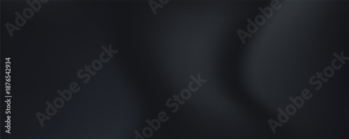 Premium Black vector. Limbo dark grey spotlight background. Abstract 3d backdrop for product presentation. Minimal wall scene. Showcase, promotion display. dop