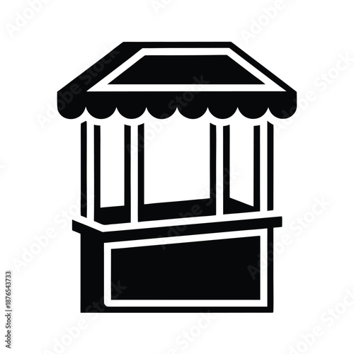 Ticket Booth Service Icon