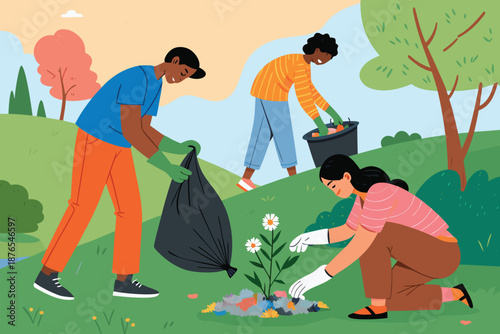 Helping Hands Community Cleanup Day