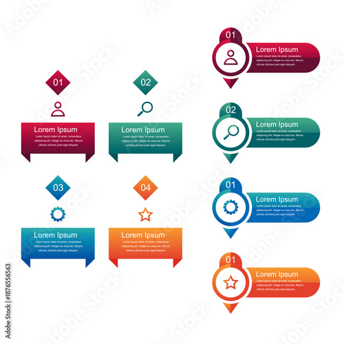 Vertical Timeline Infographic Layout