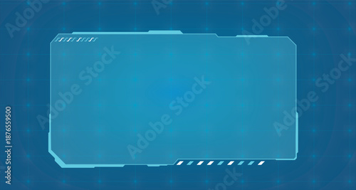 High-Tech Sci-Fi HUD Lower Third Banner for Digital Data Display