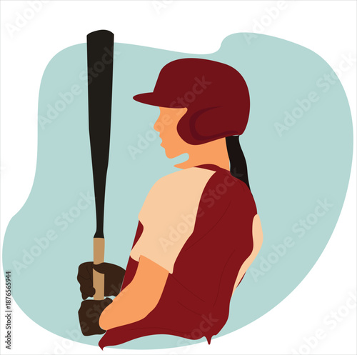 women playing baseball. This sport is usually played on a sandy field.
