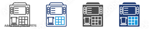 atm icon set multiple style