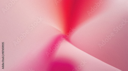 Soft pink and red gradients blend together, creating an abstract illustration with depth and movement, ideal for backgrounds or artistic projects with a modern aesthetic