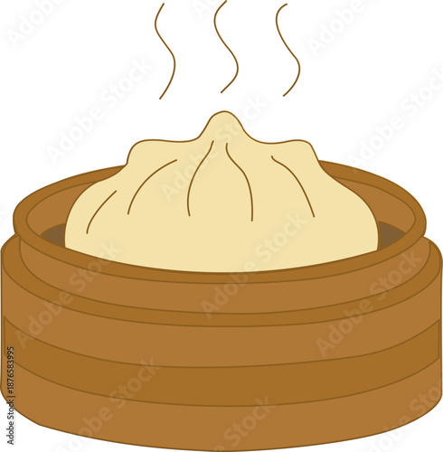 vector illustration of a wooden spoon