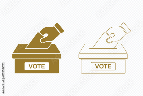 election vote icon symbol vector. Referendum icon vector illustration. Flat design. Graphic design vector symbols. Voting icons or logo isolated sign symbol vector. high quality black style vector