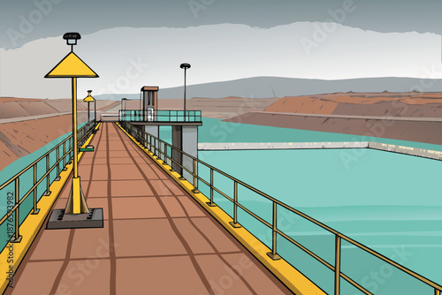 Tailings Dam Monitoring Station Fla