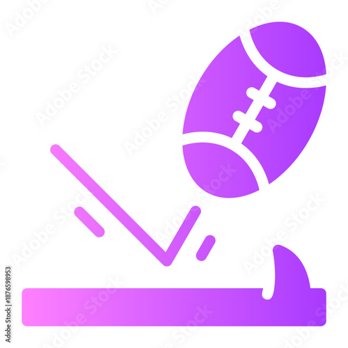 bounce gradient icon