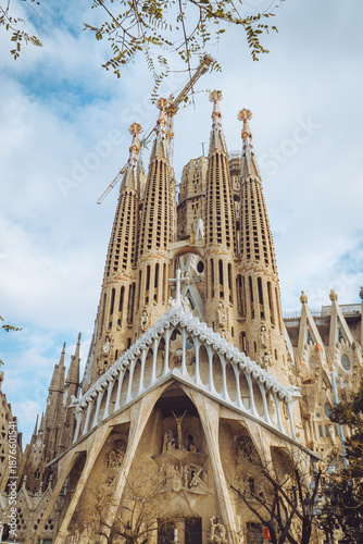 Photography Passion Facade, Basílica de la Sagrada Família, Barcelona, Spain